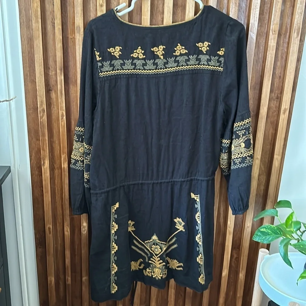 Free people anouk Embroidered Dress. Size S
